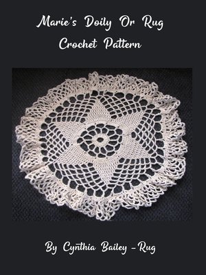 cover image of Marie's Doily or Rug Crochet Pattern